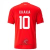 Officiële Voetbalshirt Zwitserland Xhaka 10 Thuis WK 2022 - Heren